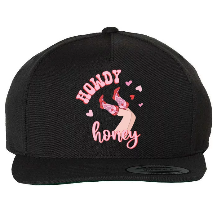 Charming Western Lovethemed Graphic Wool Snapback Cap