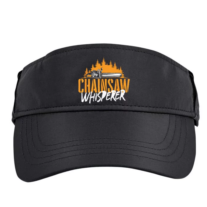 Chainsaw Whisperer Lumberjack Logger Woodworker Adult Drive Performance Visor