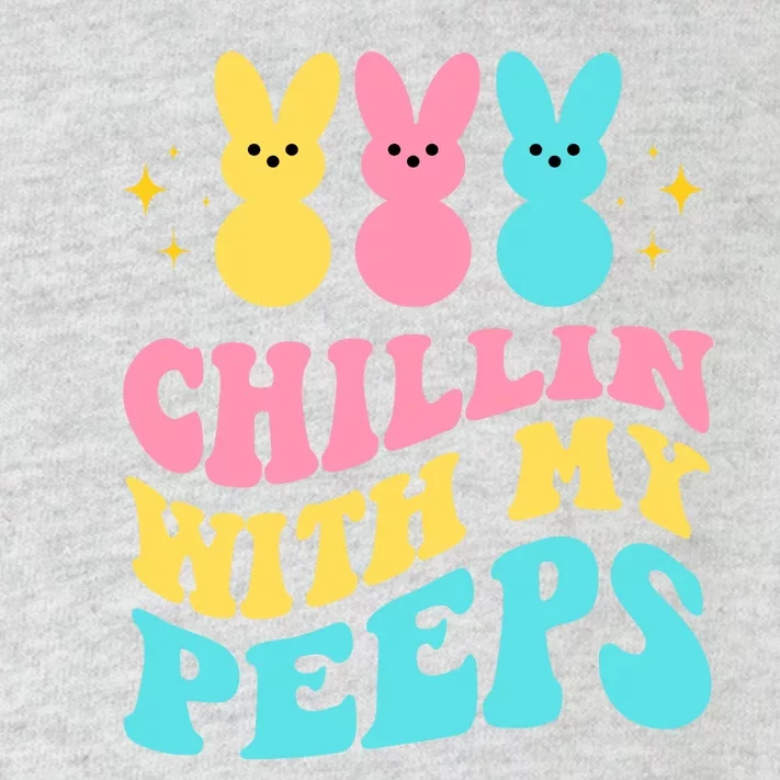 Chillin With My Peeps Cute Easter Toddler Long Sleeve Shirt