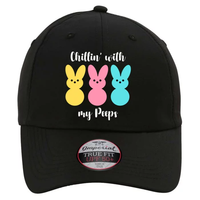 Chillin With My Peeps Easter Bunny Funny Cute The Original Performance Cap