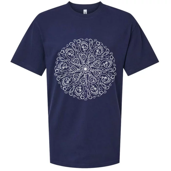 Curse Word Mandala Sueded Cloud Jersey T-Shirt