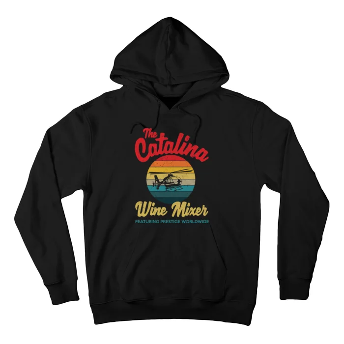 Catalina Wine Mixer Vintage Retro Distressed Hoodie