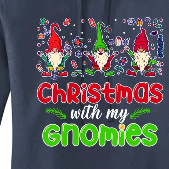 Christmas With My Gnomies Gift Women's Pullover Hoodie