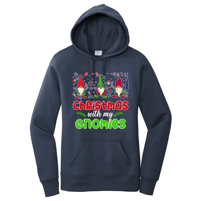 Christmas With My Gnomies Gift Women's Pullover Hoodie