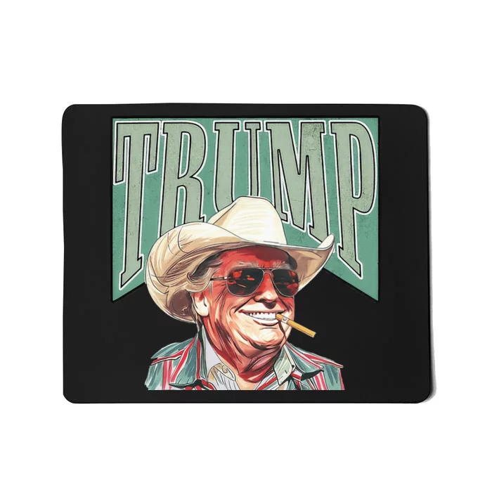 Cowboy Western Make America Great Trump Daddy Mousepad