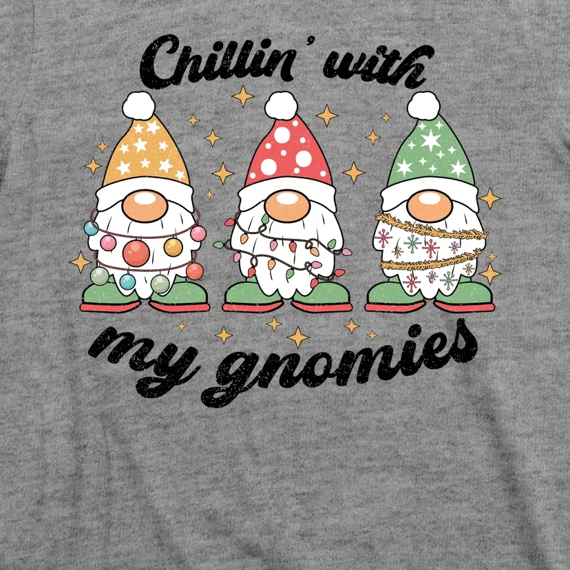 Chillin With My Gnomies Christmas Holiday T-Shirt