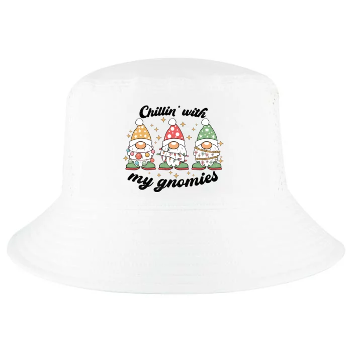 Chillin With My Gnomies Christmas Holiday Cool Comfort Performance Bucket Hat