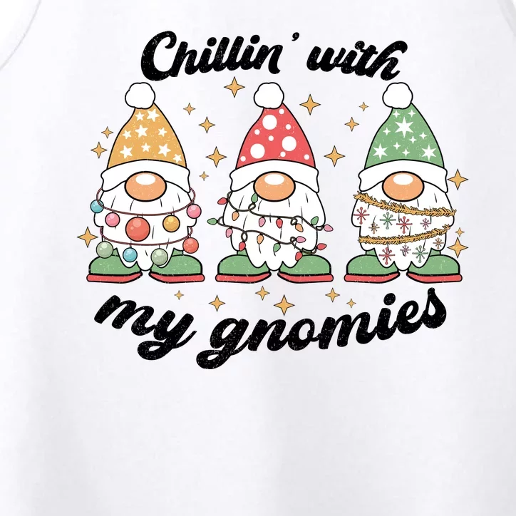 Chillin With My Gnomies Christmas Holiday Performance Tank