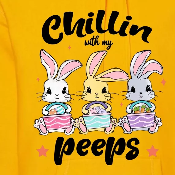 Chillin With My Peeps Premium Hoodie