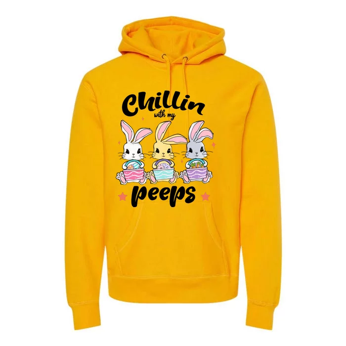 Chillin With My Peeps Premium Hoodie