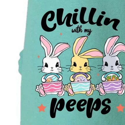 Chillin With My Peeps Doggie 3-End Fleece Hoodie