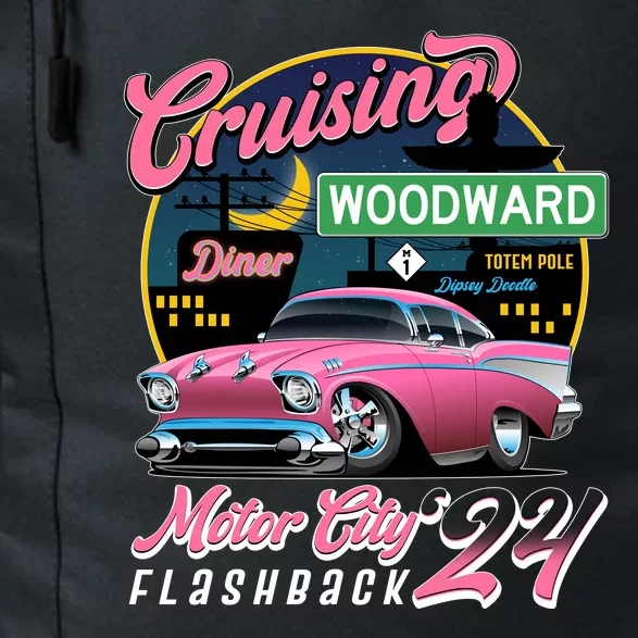 Cruising Woodward Motor City Flashback 2024 Pink Version Daily Commute Backpack