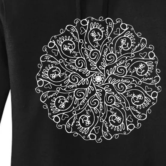 Curse Word Mandala Women's Pullover Hoodie