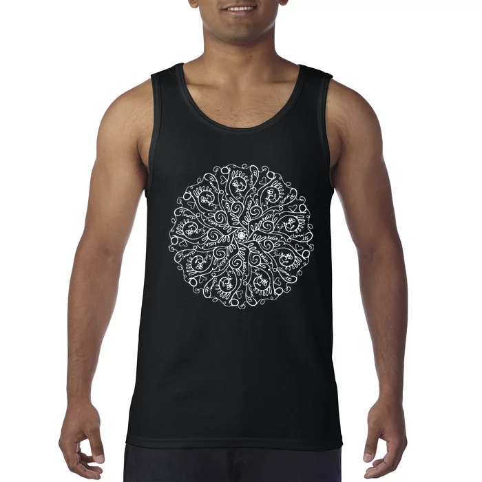 Curse Word Mandala Tank Top