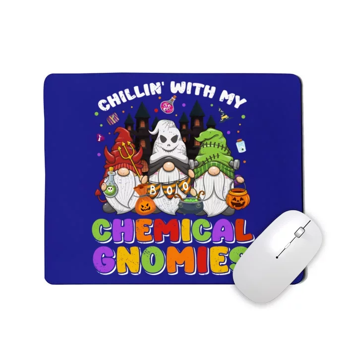 Chillin With My Chemical Gnomies Halloween Gnome Gift Mousepad