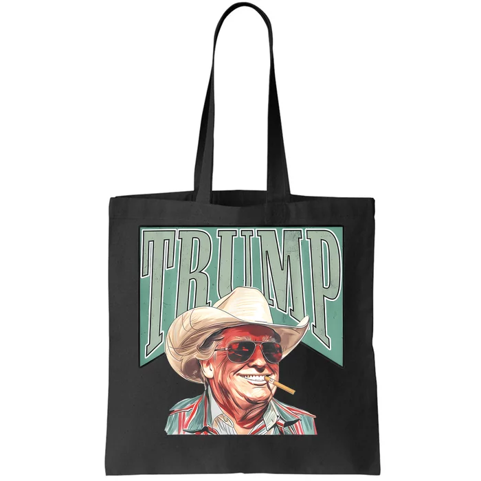 Cowboy Western Make America Great Trump Daddy Tote Bag