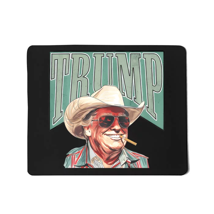 Cowboy Western Make America Great Trump Daddy Mousepad