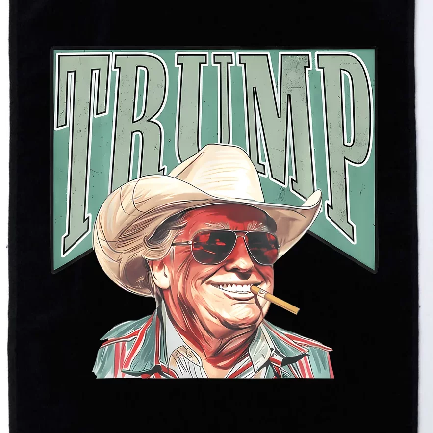 Cowboy Western Make America Great Trump Daddy Platinum Collection Golf Towel