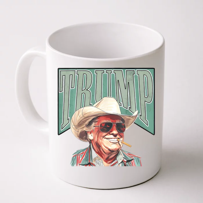 Cowboy Western Make America Great Trump Daddy Front & Back Coffee Mug