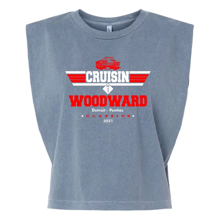 Cruisin Woodward M1 Classics 2021 Garment-Dyed Women's Muscle Tee