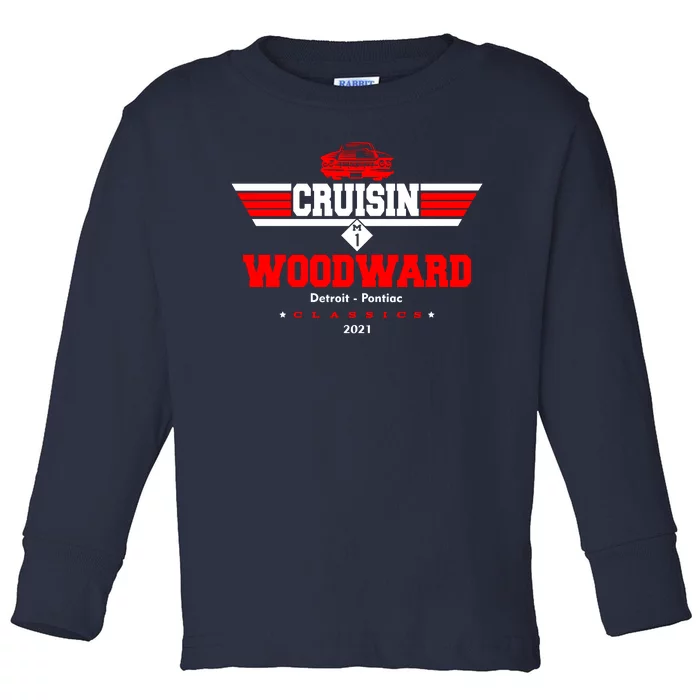 Cruisin Woodward M1 Classics 2021 Toddler Long Sleeve Shirt