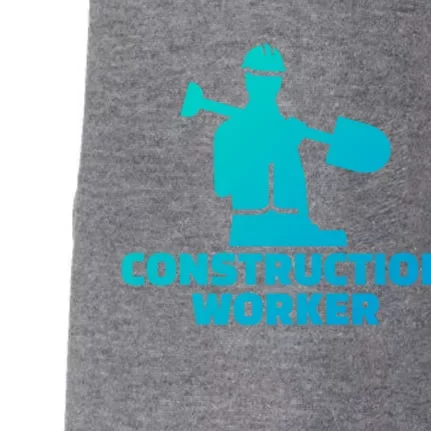 Construction Worker Meaningful Gift Doggie 3-End Fleece Hoodie