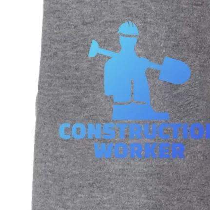 Construction Worker Meaningful Gift Doggie 3-End Fleece Hoodie