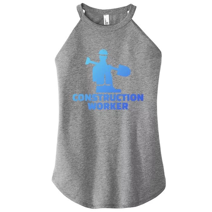 Construction Worker Meaningful Gift Women’s Perfect Tri Rocker Tank