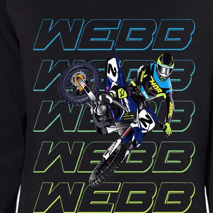 Cw2 Webb Motocross Cooper Supercross Womens California Wash Sweatshirt