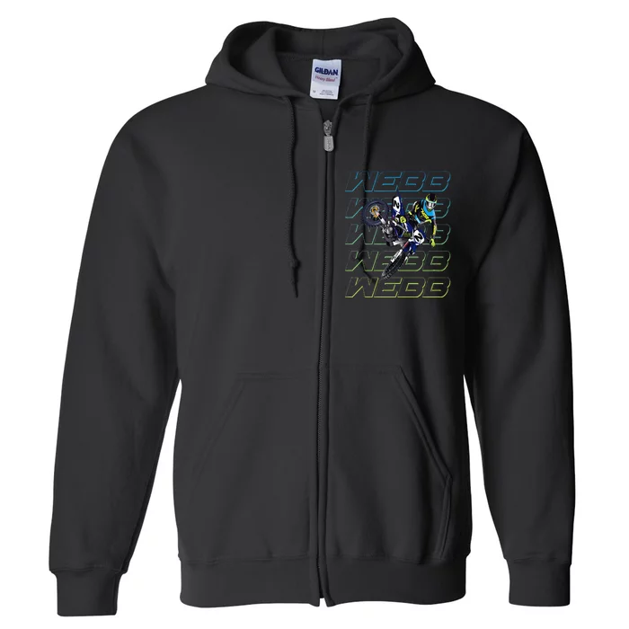 Cw2 Webb Motocross Cooper Supercross Full Zip Hoodie