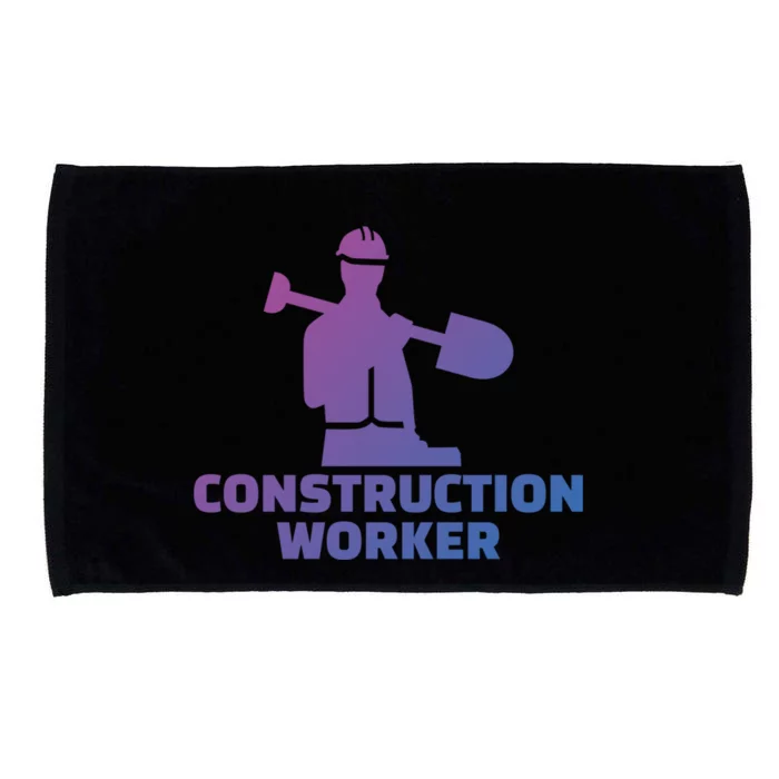 Construction Worker Meaningful Gift Microfiber Hand Towel