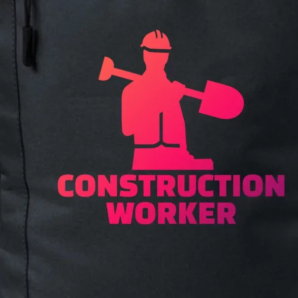 Construction Worker Meaningful Gift Daily Commute Backpack