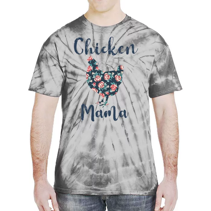 Chickenmom Women Mama Hen Best Mother Day Tie-Dye T-Shirt