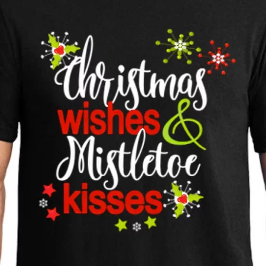 Christmas Wishes Mistletoe Kisses Pajama Set