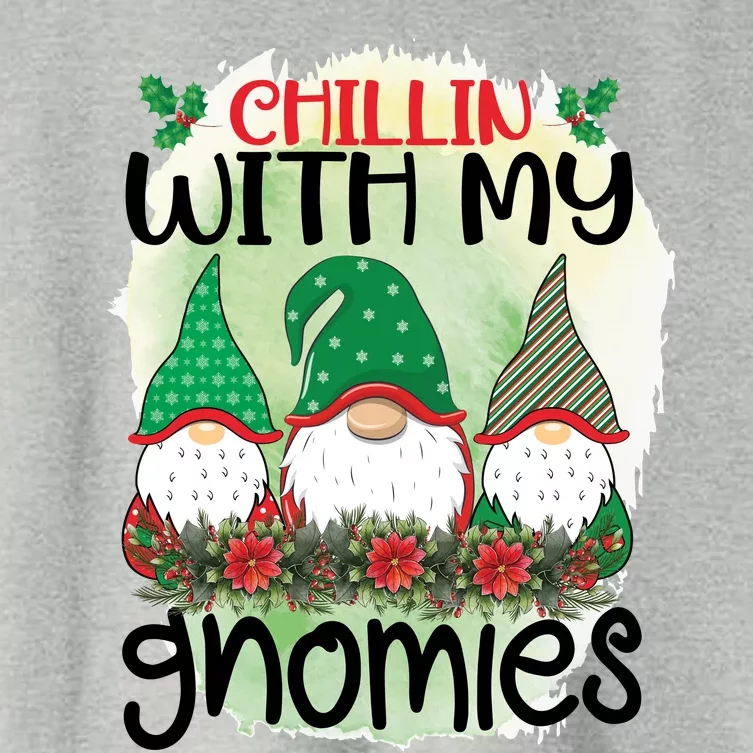 Chillin With My Gnomes Women's Crop Top Tee