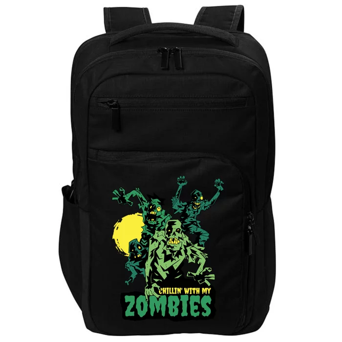 Chilling With My Zombies Impact Tech Backpack