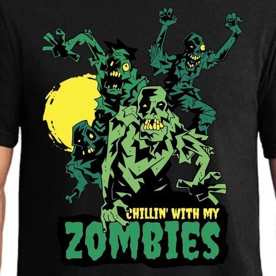 Chilling With My Zombies Pajama Set