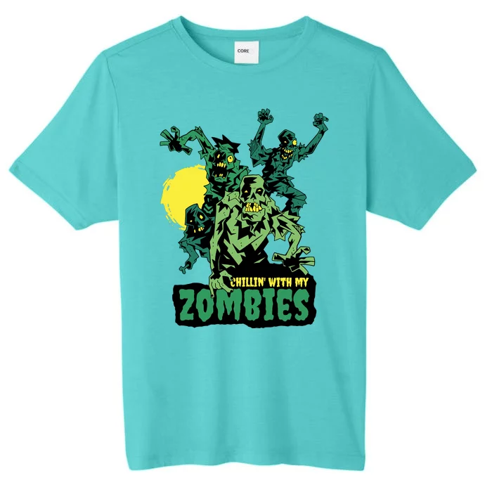 Chilling With My Zombies ChromaSoft Performance T-Shirt