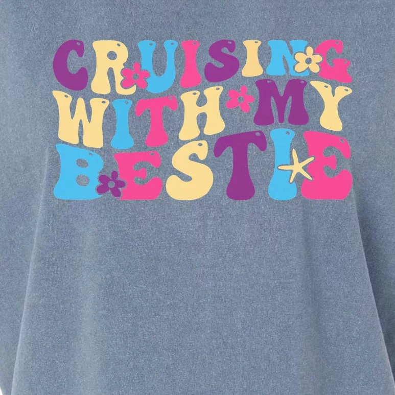 Cruising With My Bestie Family Friends Squad Garment-Dyed Women's Muscle Tee