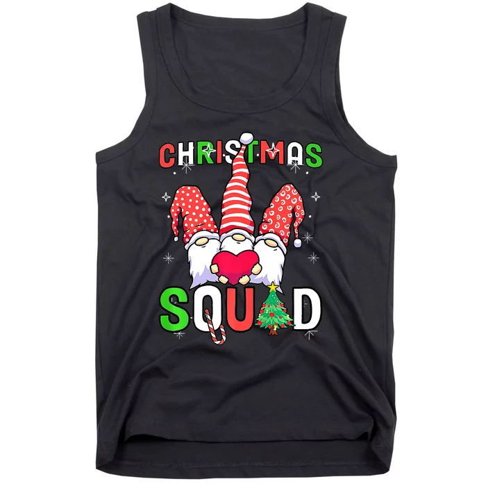 Christmas With My Gnomies Buffalo Christmas Squad Tank Top