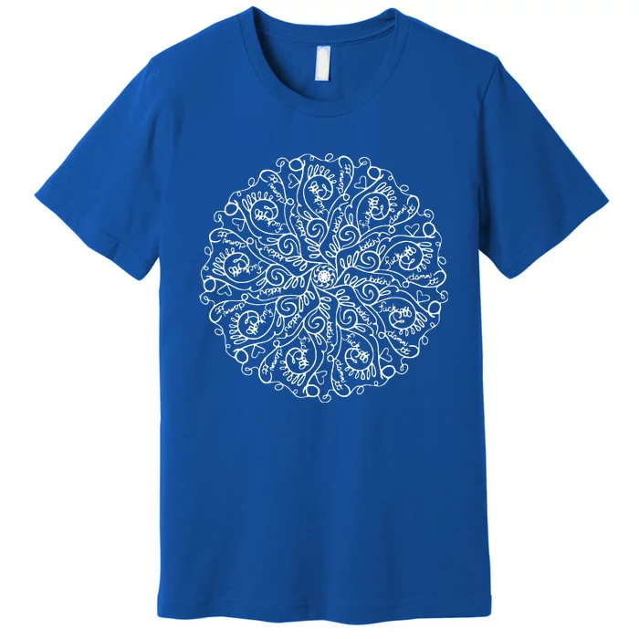 Curse Word Mandala Premium T-Shirt