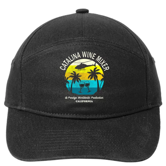 Cata.lina Wine Mixer Party 7-Panel Snapback Hat