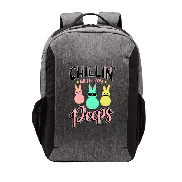 Chillin With My Peeps Spring Vector Backpack