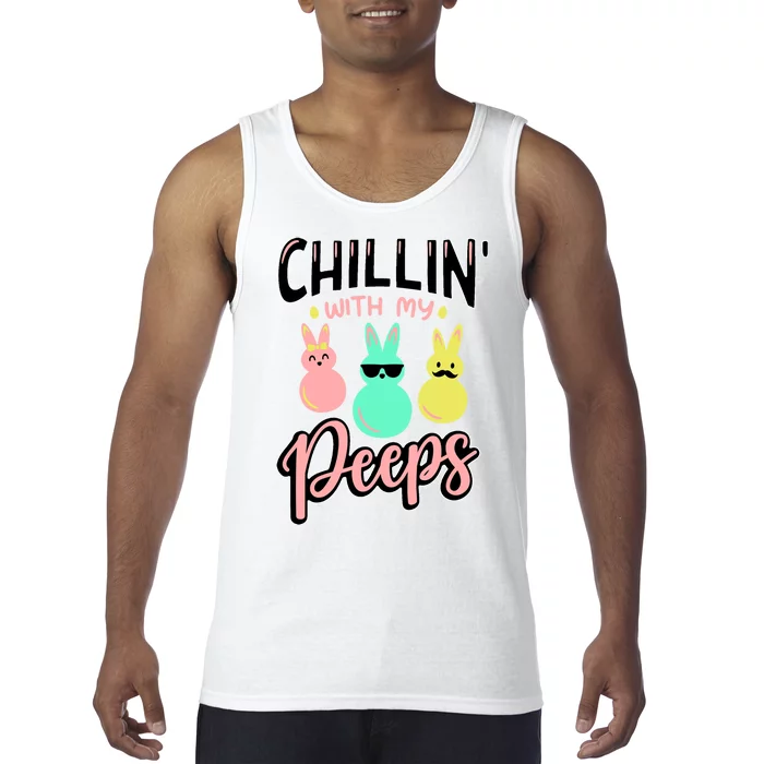 Chillin With My Peeps Spring Tank Top