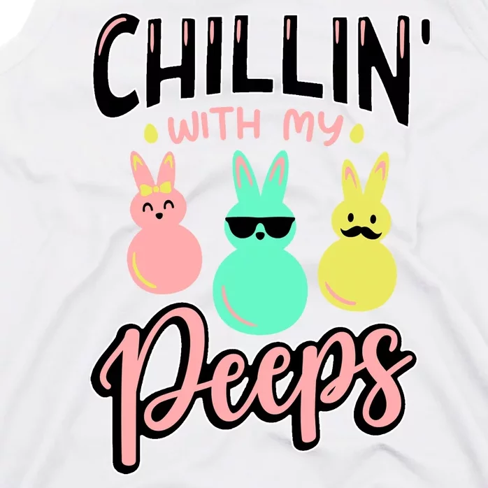 Chillin With My Peeps Spring Tank Top