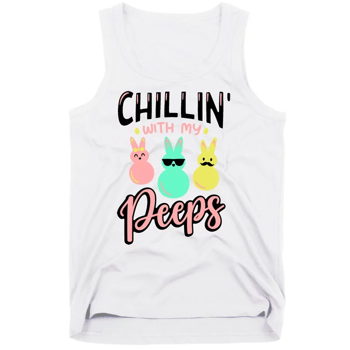 Chillin With My Peeps Spring Tank Top