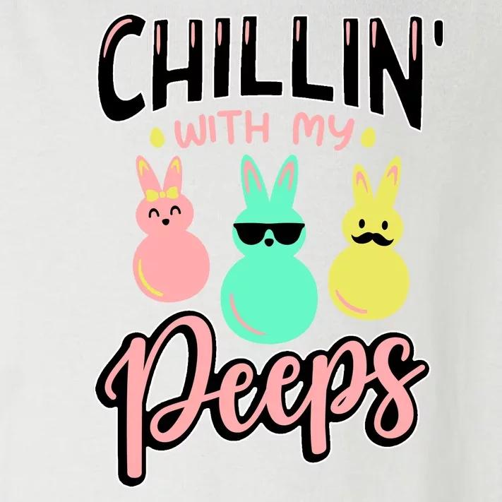 Chillin With My Peeps Spring Toddler Long Sleeve Shirt