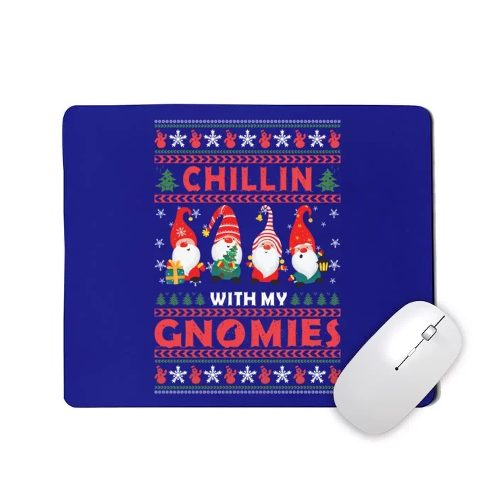 Chillin With My Gnomies Family Matching Xmas Pajamas Gnome Gift Mousepad