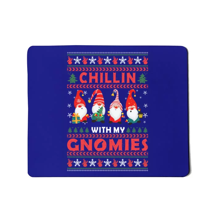 Chillin With My Gnomies Family Matching Xmas Pajamas Gnome Gift Mousepad