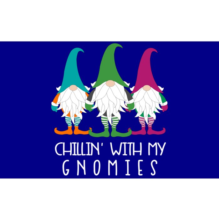 Chillin With My Gnomies Garden Gnome Christmas Lawn Care Funny Gift Bumper Sticker